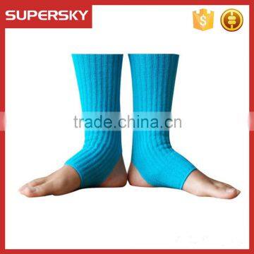 A-79 dance and yoga spats long knitted dance yoga socks yoga leg warmer