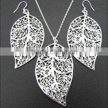 fashion 2014 925 silver jewelry set