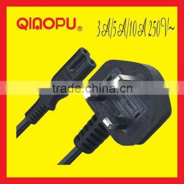 UK Power plug with fuse British UK Power Supply Cord Plug BSI BS1363/13A