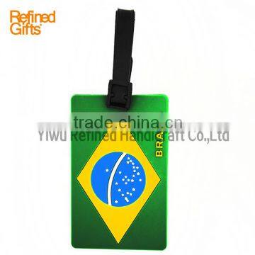 Pvc Luggage Tag Silicon Rubber Luggage Tag id Card Luggage Tag