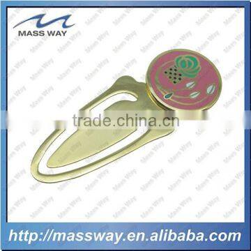 promotional wholesale soft enamel metal bookmark