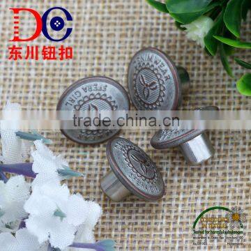 Customizable Metallic Color Button Metal Jeans Button for Button Jeans photo-4