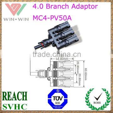 TUV Approval MC4-PV50A 4.0 Branch Adaptor