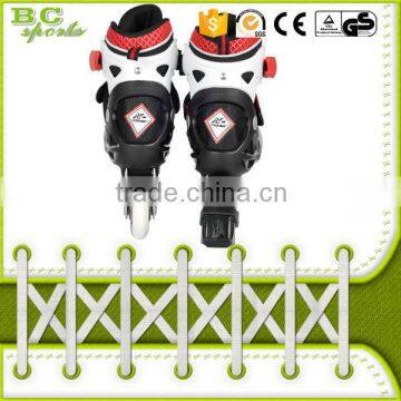 Kids Adjustable Aggressive Red Inline Skates With ce photo-3