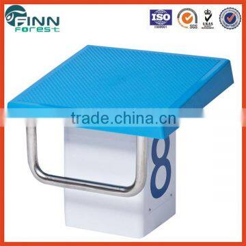 Stainless steel+ ABS material one level competition starting block