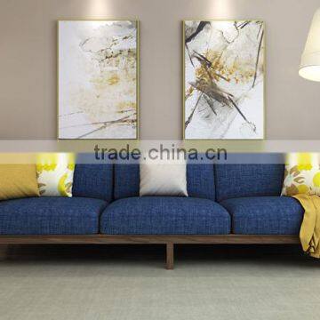 Solid wood frame high quality sofa set