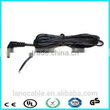 1M right angle 5.5*2.1mm dc to open end cable