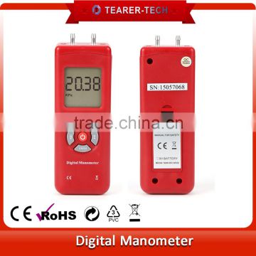 digital dual-port Pressure gas Manometer 10Psi/68.94kPa/ 276.7inH2o from China supplier TL-102