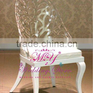 Competitive Price High Quality Wedding Chair Acrylic Back Chair photo-5