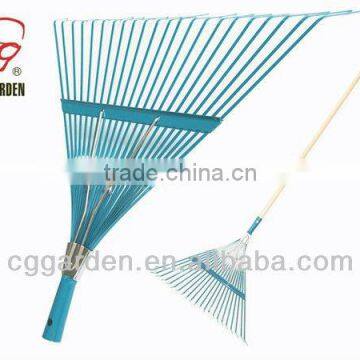 22teeth black steel rake