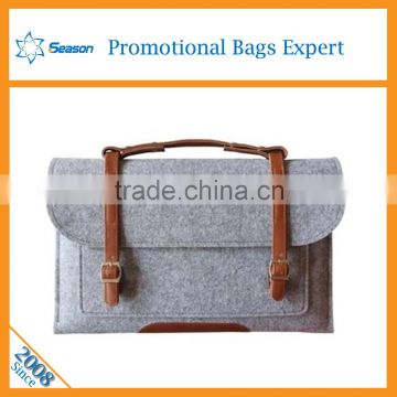 Genuine leather bag ladies school bags lowest price felt shoulder bag                        
                                                Quality Choice