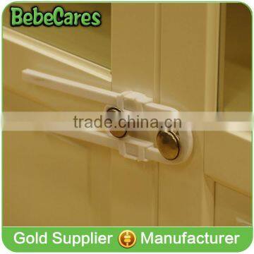 Baby Home Cabinet Adjustable Plastic Sliding Lock Door Alarm photo-5