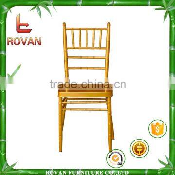 Gold chiavari chair metal tiffany chair cheap for sales