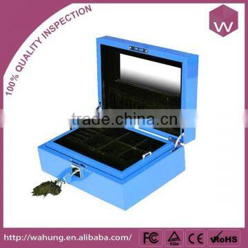 Promotion Wooden Jewelry Packing Box /Wholesale Single Layer Universal Wood Jewellery Case