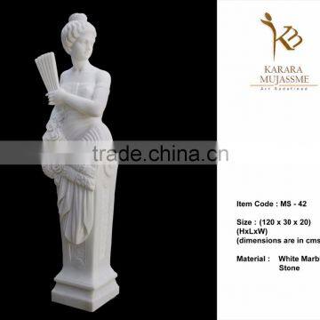 Marble Stone Medium Statues MS -42