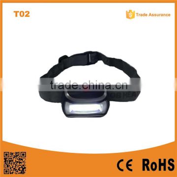 T02 The Best Factory Cheap Rechargeable Headlamp COB High Power LED