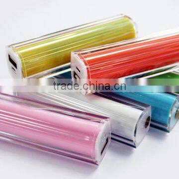 Wholesale portable lipstick power bank 2200mah for mobile phone