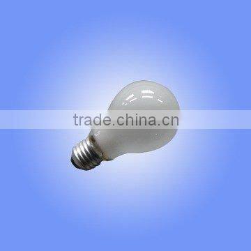 A60 Scribble White Inside Ordinary Incandescent Bulb