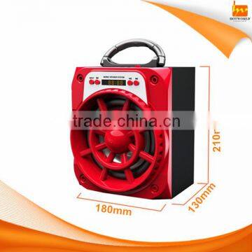 Active outdoor music digital speaker with USB port