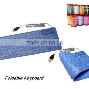 106 keys soft touch silicone keyboard