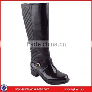 Women's Riff Raff Black PVC Rain Boots