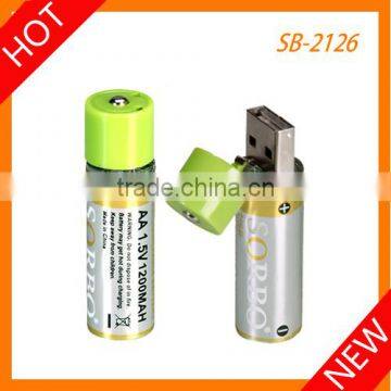 2016 New Potable Lithium Ion Dry USB Charge Battery