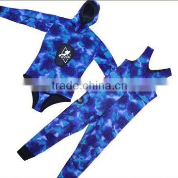 NEOPRENE 2 PCS SPEAR FISHING SCUBA DIVING GEAR OCEAN CAMO WETSUIT MEN XXL