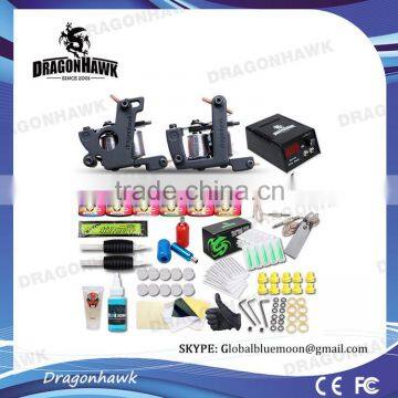 Whosale Tattoo Supplies Professional Tattoo Kits Two Tattoo Machines