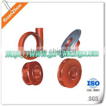 China supplier OEM ISO 9001:2008 certificated small iron casting cnc machining parts water pump cover