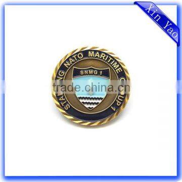 Factory supply promotion custom antique bronze coin