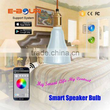 E27 Wireless Bluetooth Speaker LED Light Bulb With Phone APP photo-3