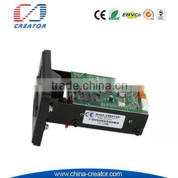 Mini Portable Magnetic Stripe Auto Reject Kiosk Insert Serial Card Reader Support IC RFID CARD photo-4