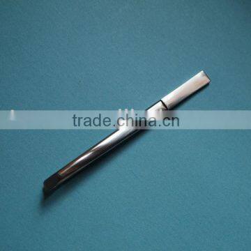 MJ-91 Stainless steel flat tip tweezers