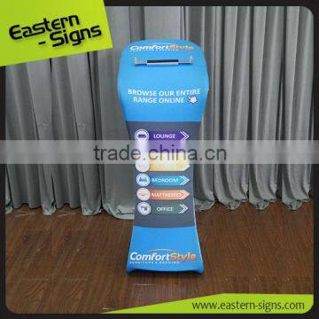 Advertising portable trade show anti-theft ipad floor stand