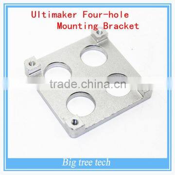 Promotion!!! Ultimaker Parts four-hole aluminum sheet mounting bracket/ extruder hot end of the PEEK mounting bracket