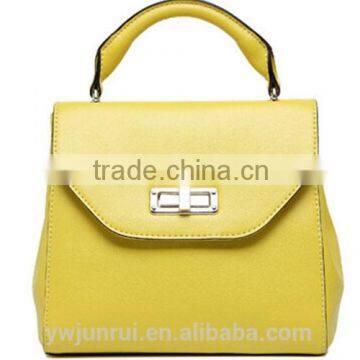 2014 fashion leather hand bag for women, fashion brand woman hand bag