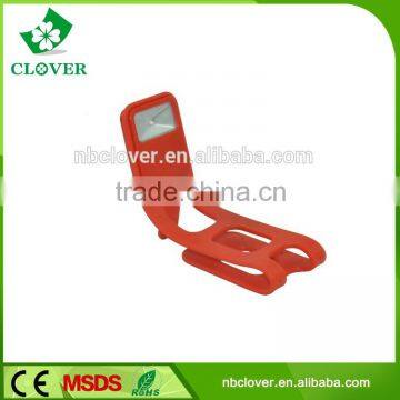 Various Colors 1 LED Flexible Plastic Book Reading Light With Clip photo-2