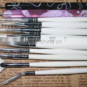 2014 high quality fashion makeup brushes nail brush set for airbrush nail art stencil design