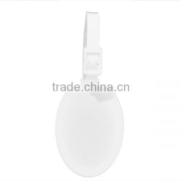 OEM New oval sublimation blank personalized hotel hard plastic travel luggage tag