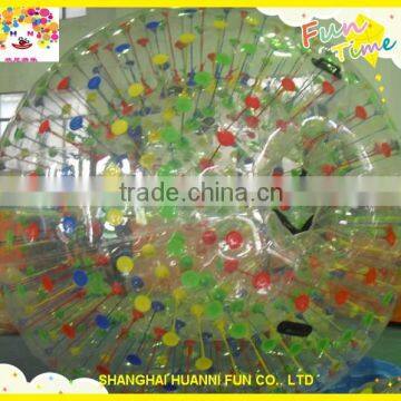 TPU/PVC football inflatable body zorb ball/ soccer bubble human bubble ball