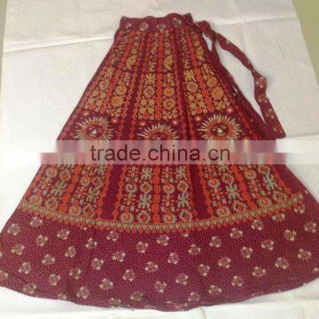 Lovely designs beautiful Wrap on cotton Skirt sarong wrap