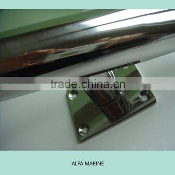 Perfect Stainless Tournament Style Transom Wall Mounted Single Rod Holder photo-4