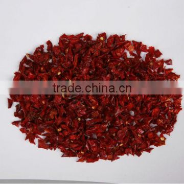 high quality good price red bell pepper granules 9x9mm