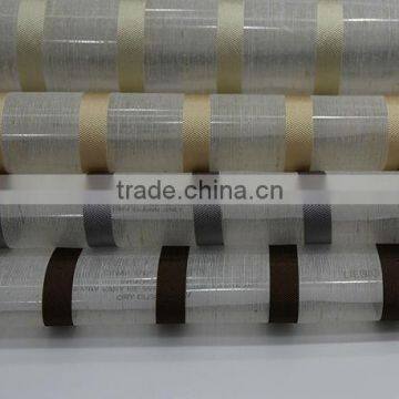 Popular Turkey 100% polyester sheer curtain fabric for living room curtain drapes decor