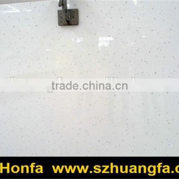 white artificial marble slabs with grey spot for sale