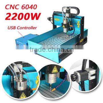 MINGDA high accuracy 0.03mm desktop cnc router 4 axis rotary cnc router