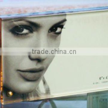 arrival round Acrylic Photo Frame,Magnet Acrylic Picture Frame,Clear Acrylic image Frame(R-1142