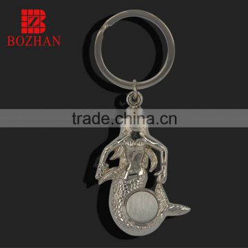 Metal Keychain Blank Keyring for souvenir