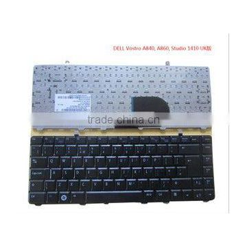 laptop keyboard UK layout replacement for DELL A840,A860,1410