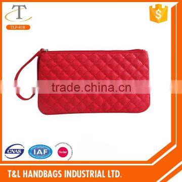 Promotional PU leather with quilted Clutch evening bag for lady